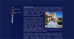 Desktop Screenshot of billmckelvey.org